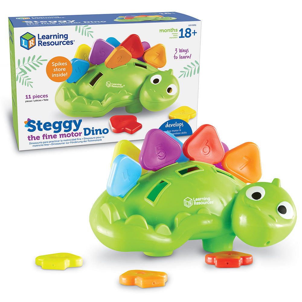 Steggy The Fine Motor Dino - Learning Resources – Husk And Will