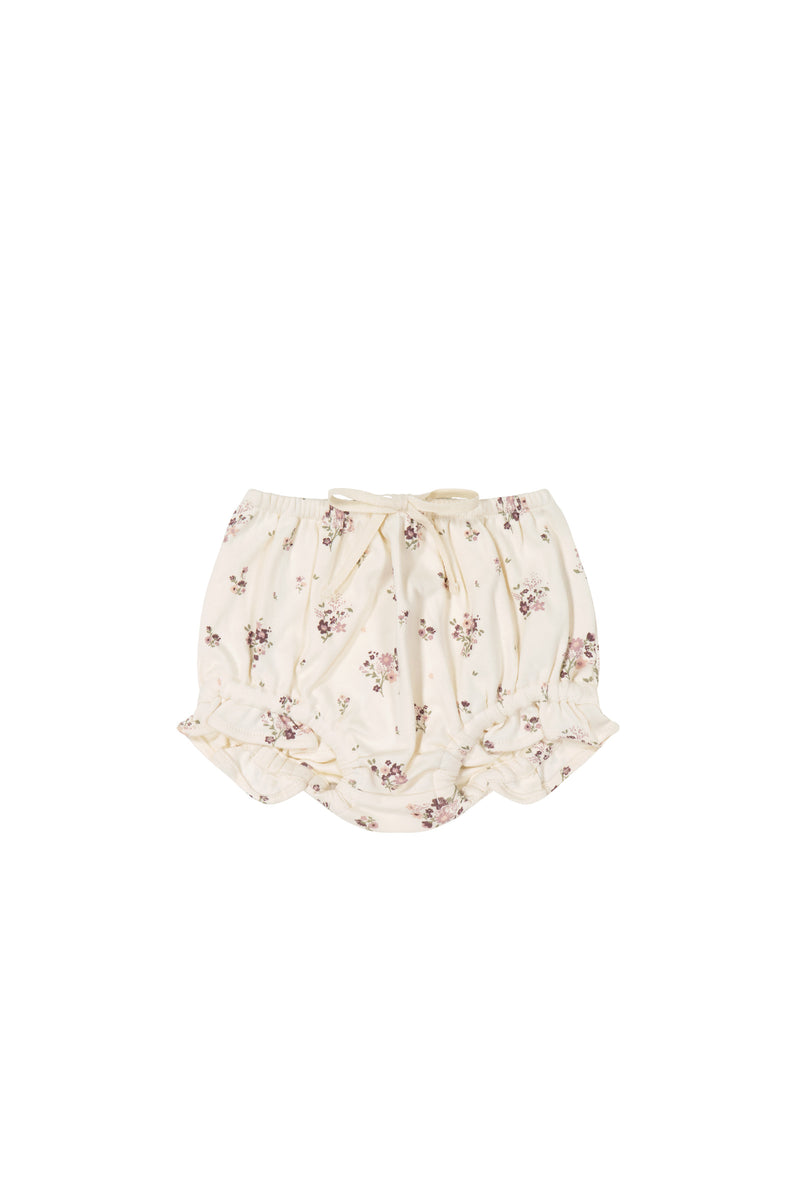 Organic Cotton Frill Bloomer - Lauren Floral – Husk and Will