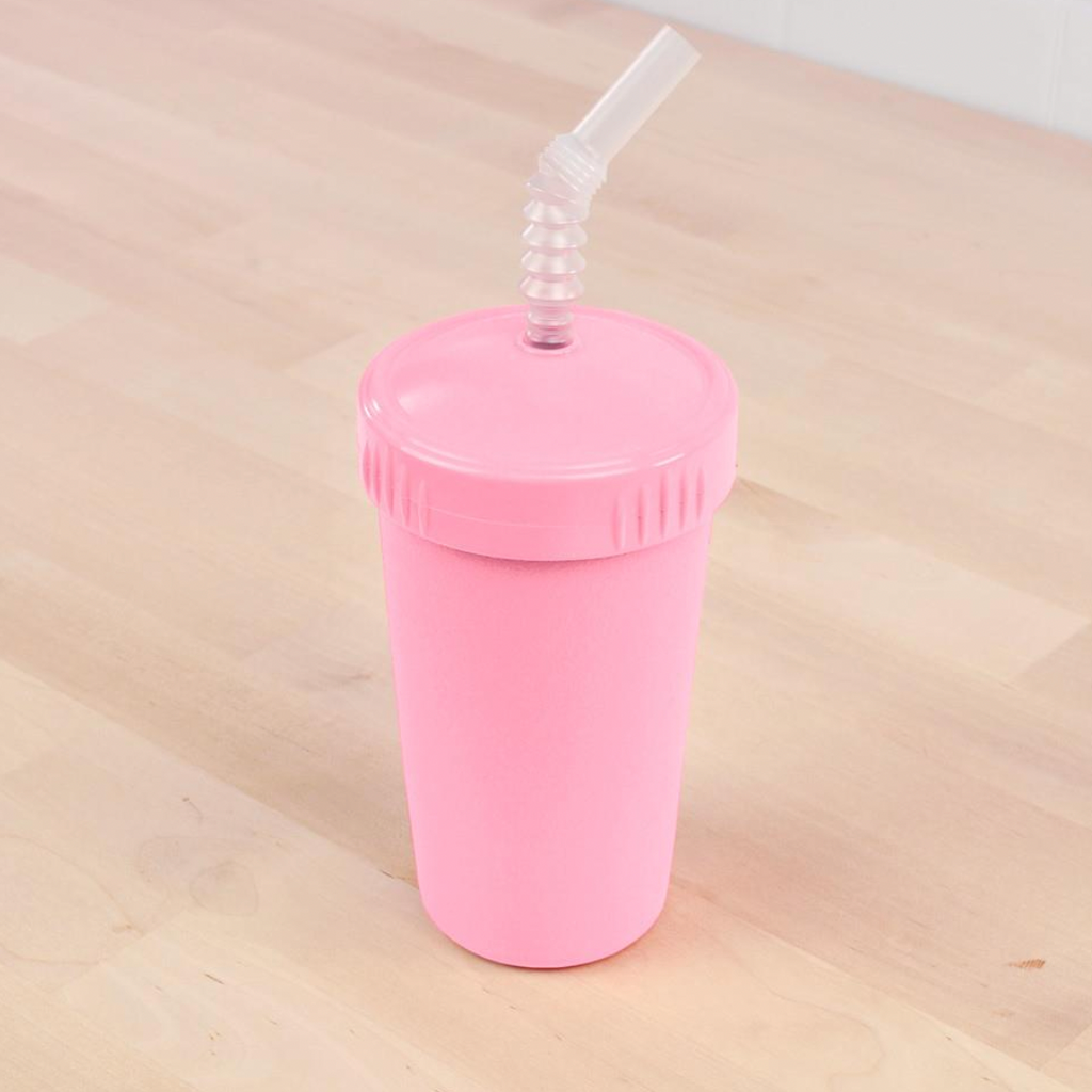 Re-play cup with straw baby pink 